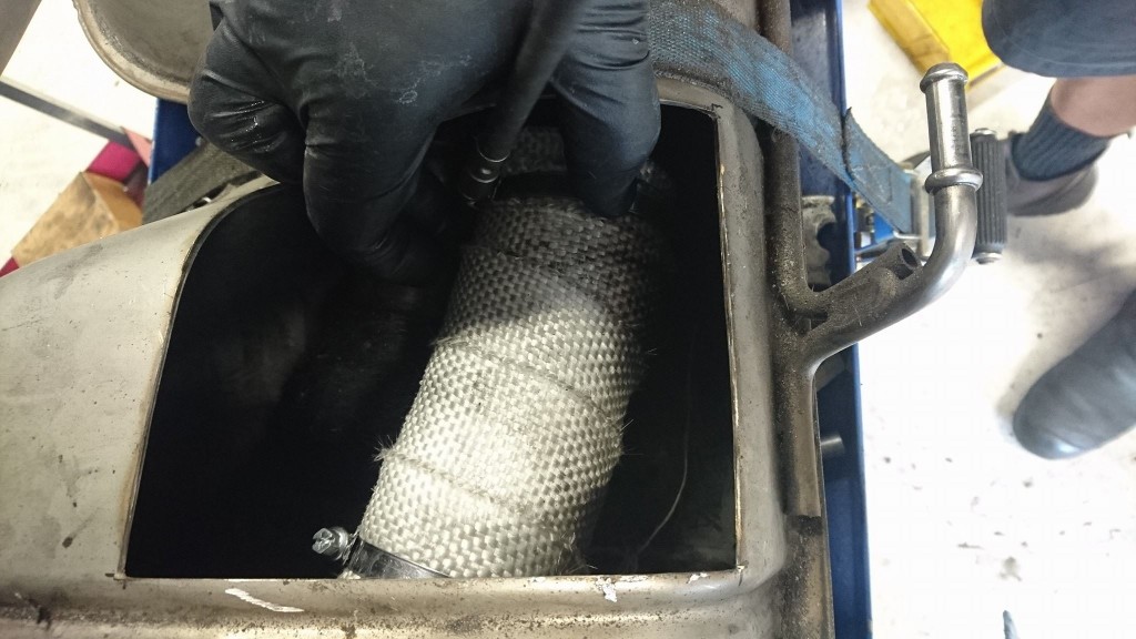 BMW M3 Muffler Modification 3