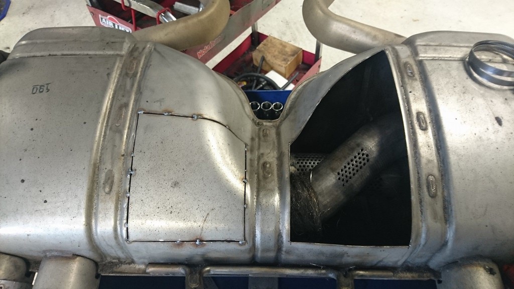 BMW M3 Muffler Modification 6